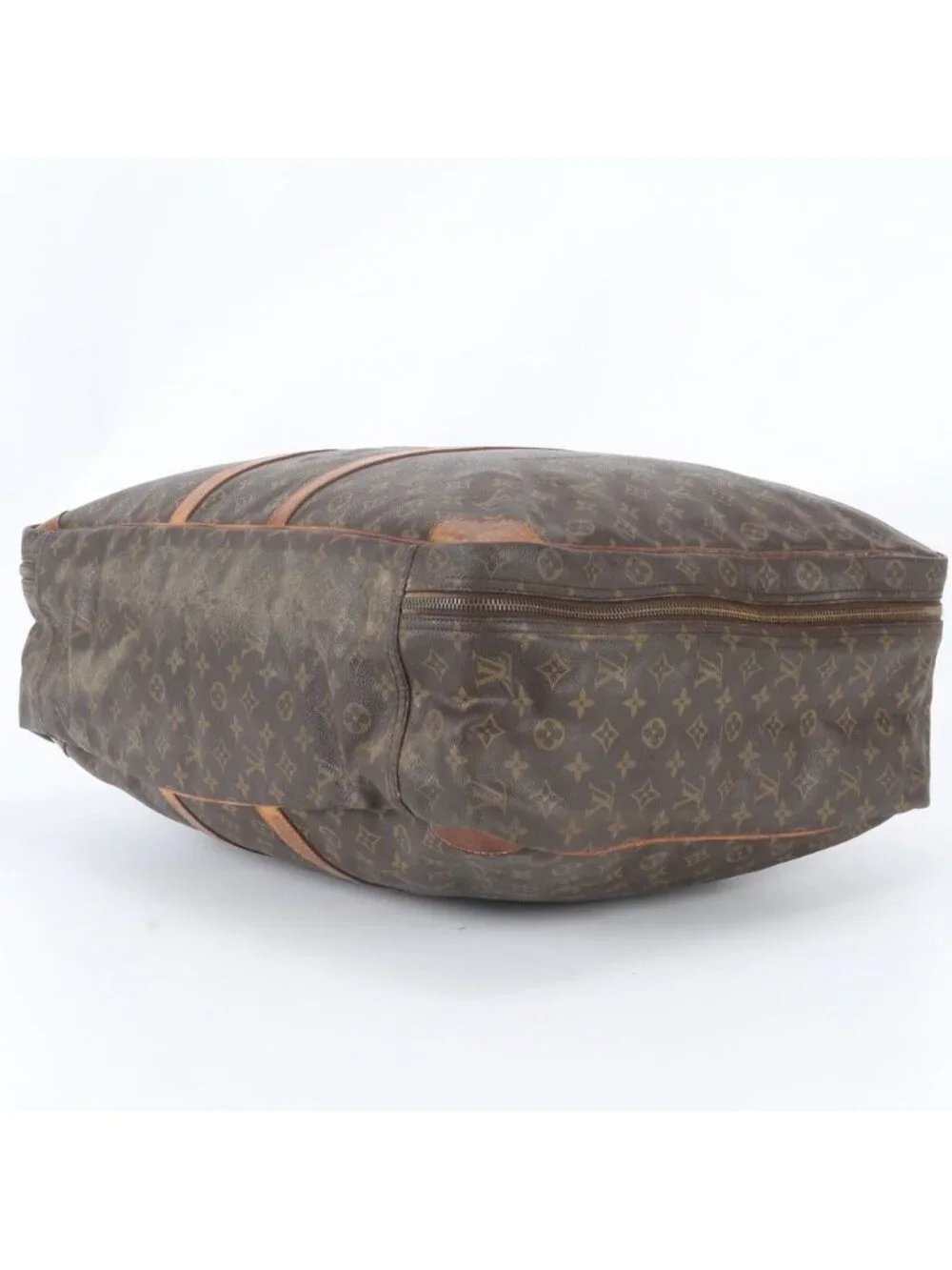 Louis Vuitton Monogram Sirius 60 Leather Boston Bag Tote Carry
